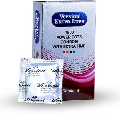 Version condom men extra dotted extra time strawberry flavored Condom