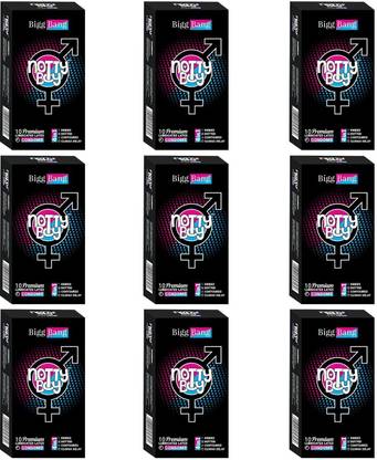 NottyBoy 4in1 Long Lasting Dotted Ribbed Contoured Condom