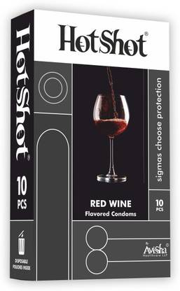 HOTSHOT Red Wine Flavoured Condom