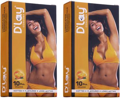 D'lay Orange Condom