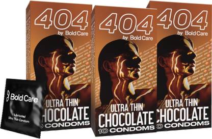 Bold Care 404 Ultra Thin Chocolate Flavored Condoms Condom