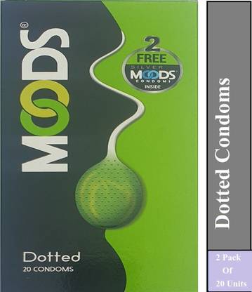 MOODS Dotted Condoms For More Pleasure-40 Sheets Condom