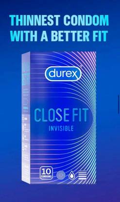 DUREX CLOSE FIT THE HIGHEST LEVEL OF SENSITIVITY AND INTIMACY Condom