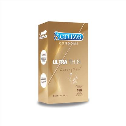 scruze ULTRA THIN 10'S (HAZEL NUT FLAVOUR) Condom