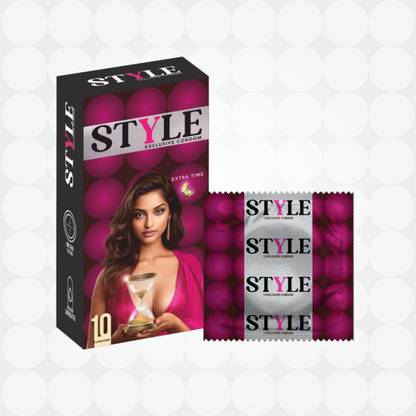 STYLE PREMIUM Extra Time Super Dotted Condom