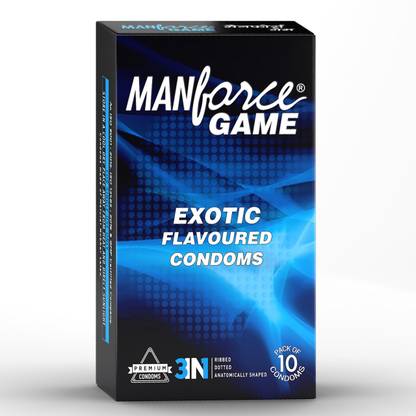 MANFORCE 3 IN 1 Games, Exotic Flavoured Condom