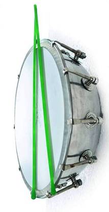 KHALSA MUSICAL Tasha Drum Steel Dhol with 2 Stick and Belt Conga Conga