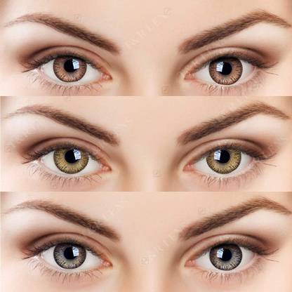 ChauhanTrading Contact Lens Honey, Hazel & Brown