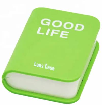 Mopslik Contact Lens Case Lens Box for Travel Lens Case for Contact Lenses - Light Green