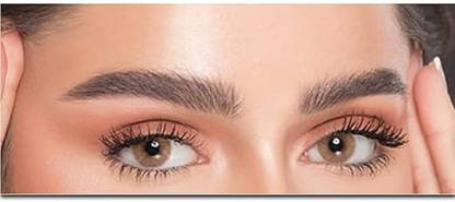 ChauhanTrading Monthly Brown Colored 0 Power Contact Lenses