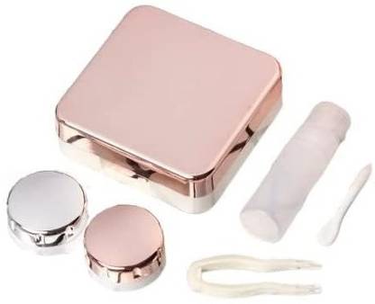 Eopzo Contact Lens Case | Lens Box Travel | Lens Case for Contact Lenses with Mirror