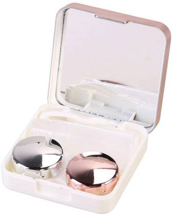 Atirap Lens Box for Travel,Lens Case for Contact Lenses With Mirror