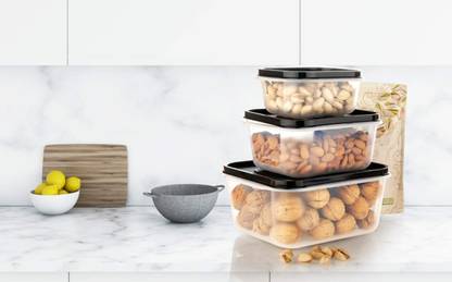 SEASPIRIT Plastic Fridge Container  - 700 ml, 1400 ml, 240 ml