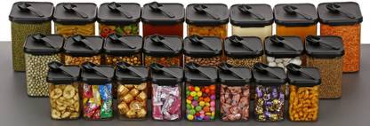 4 SACRED Plastic Grocery Container  - 350 ml, 650 ml, 900 ml