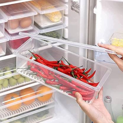 Kivanshi Plastic Fridge Container  - 1500 ml