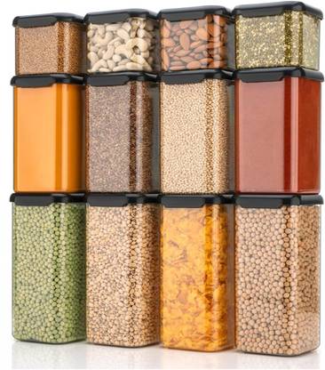 Linear Plastic Grocery Container  - 550 ml, 1200 ml, 1600 ml