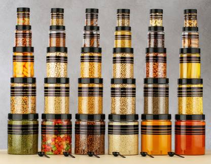 prayati Plastic Grocery Container - 2000 ml, 1200 ml, 650 ml, 350 ml, 250 ml