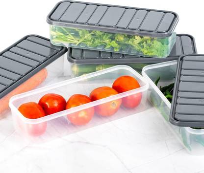 nitsr Plastic Fridge Container - 1200 ml