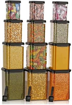 SARAZA Plastic Grocery Container  - 350 ml, 650 ml, 900 ml, 1400 ml