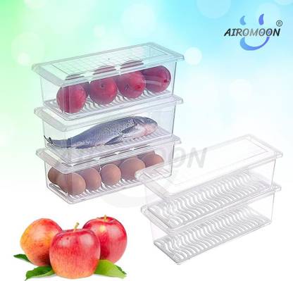 AIROMOON Plastic Fridge Container  - 1500 ml
