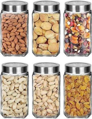 secelt enterprise Glass Grocery Container  - 1000 ml