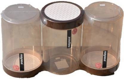 NAYASA Plastic Grocery Container  - 1000 ml, 1000 ml, 1000 ml