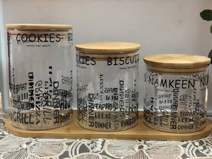 SRV Glass Cookie Jar  - 685 ml, 820 ml, 1050 ml
