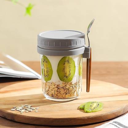 Coozico Glass Tea Coffee & Sugar Container  - 350 ml
