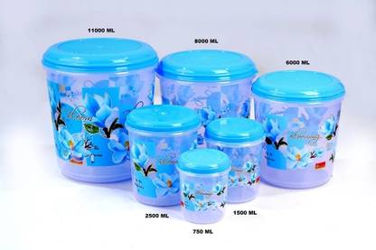 Vmk Plastic Grocery Container  - 11000 ml, 8000 ml, 6000 ml, 2500 ml, 1500 ml, 750 ml