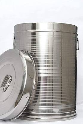 SUPER HK PRODUCTS Stainless Steel Grocery Container  - 21 L