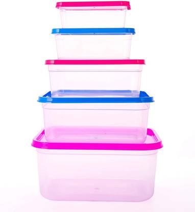 VOLIS Plastic Grocery Container  - 500 ml, 1200 ml, 2500 ml, 4200 ml, 7500 ml
