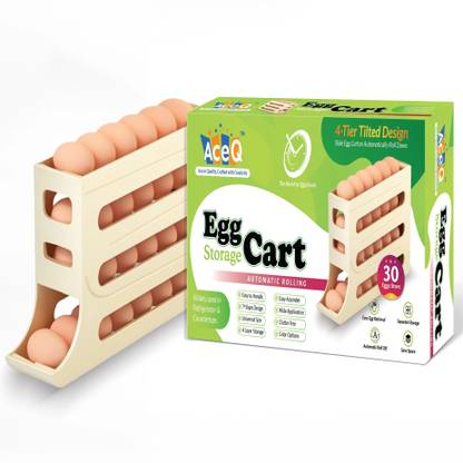 AceQ Plastic, Polypropylene Egg Container  - 2.5 dozen