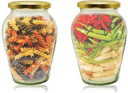 Coozico Glass Pickle Jar  - 1000 ml