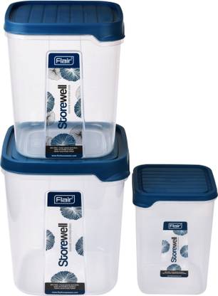 FLAIR Plastic Grocery Container  - 2.4 L, 6 L, 8 L