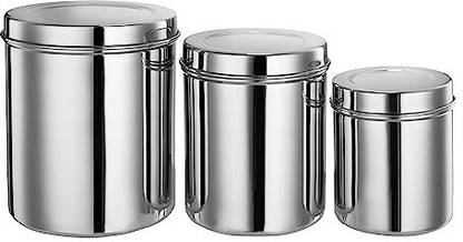 A N A STEEL Steel Bread Container  - 24 ml
