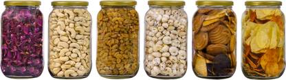 Shreeji krupa Glass Grocery Container  - 1100 ml
