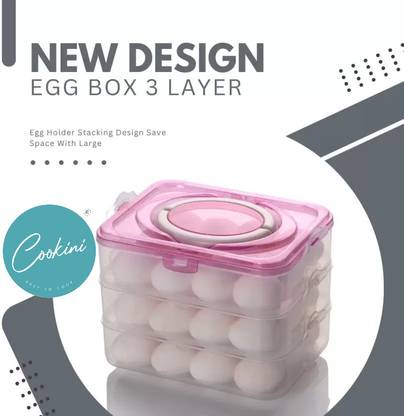 cookini Plastic Egg Container  - 3 dozen