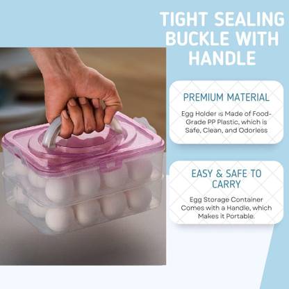 Adhunyk Plastic Egg Container  - 2 dozen