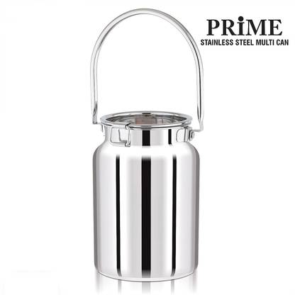 Classic steel Stainless Steel Milk Container  - 2.5 L, 2500 ml