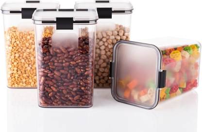 DNkitch Plastic Grocery Container - 1100 ml