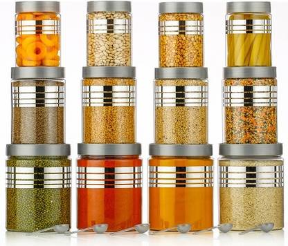 finix Plastic Grocery Container  - 1200 ml, 650 ml, 350 ml