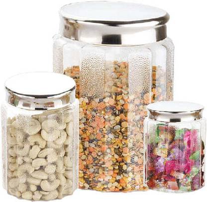 Gambit Glass Grocery Container  - 1400 ml, 750 ml, 2500 ml