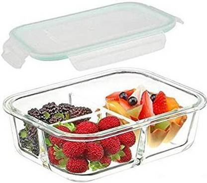 JIGSHTIAL Glass Grocery Container  - 1000 ml