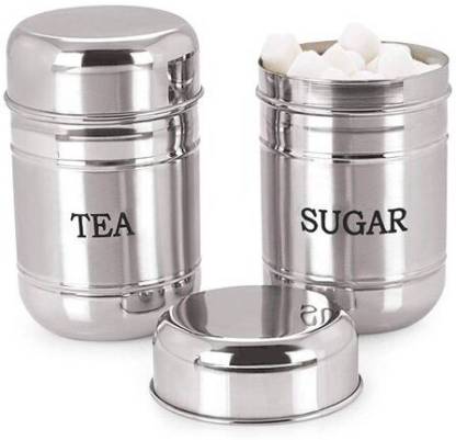 ARPANA BRIGHT Stainless Steel Tea Coffee & Sugar Container  - 800 ml