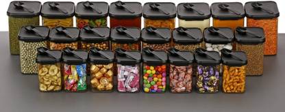 Defex Plastic Grocery Container  - 900 ml, 650 ml, 350 ml