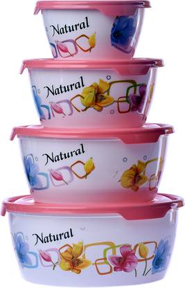 HAMKO Plastic Grocery Container  - 2 L, 1.5 L, 1 L, 0.5 ml