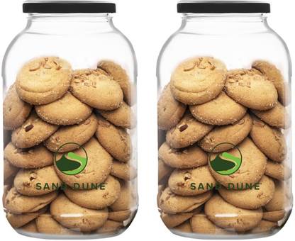 Sand Dune Glass Grocery Container  - 1000 ml