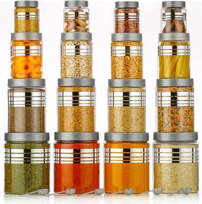 NORVIUM Plastic Grocery Container  - 1200 ml, 650 ml, 350 ml, 250 ml