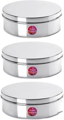 Prateek Kitchenware Steel Utility Container  - 450 ml