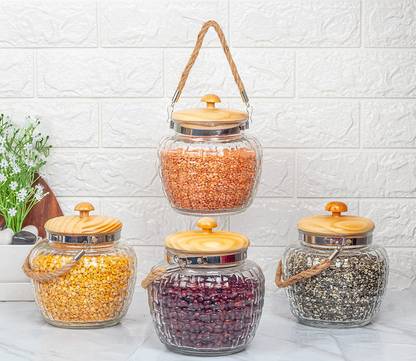 Femora Glass Grocery Container  - 1500 ml